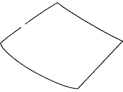 Glass, Windshield 1989-1992 Toyota 5611189144