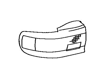 Lamp Assy, Rear Combination, LH 1989-1995 Toyota 8156089166