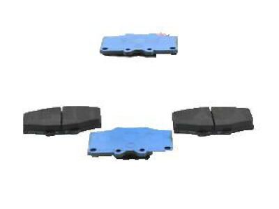 Front Disc Brake Pad Set 1975-1990 Toyota 0446535170