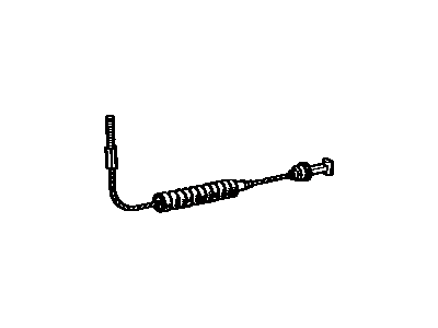 Cable Assembly, Parking Brake 1989-1995 Toyota 4641035530