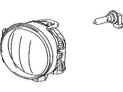 Lamp Assembly, Fog, LH 2011-2021 Toyota 8122012230