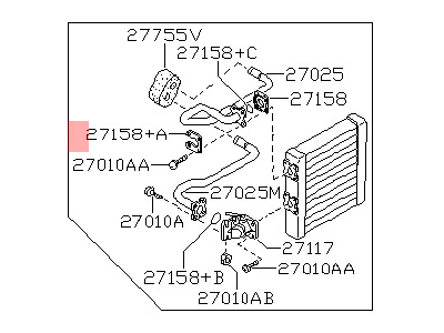 Core-Heater 2017-2023 Nissan Armada 271401LA0A