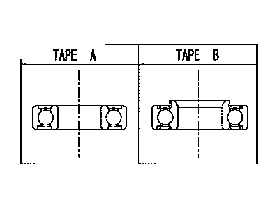 Rear Axle Shaft Bearing 1998-2006 Toyota 9036340068