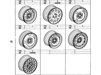 Wheel Lug Nut 1987-2024 Toyota 9094201058