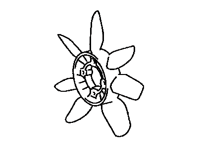 Fan 1994-2005 Toyota 1636162010